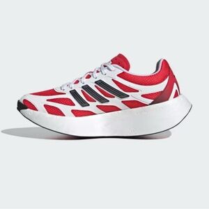 adidas Men's Red and White Athletic Running Shoe